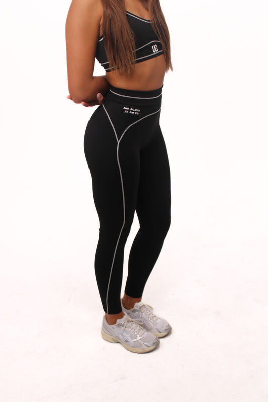 She Believed Leggings: Black