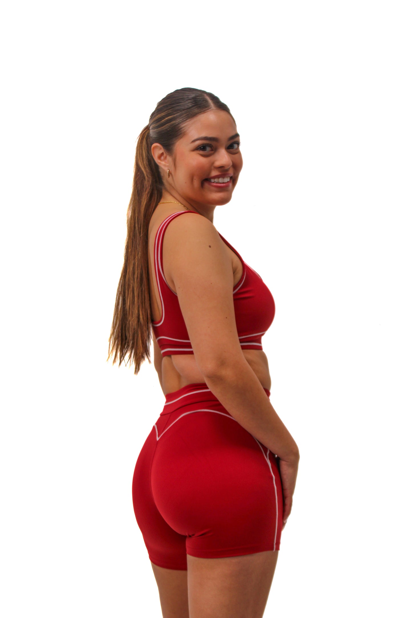 She Believed bra: Red