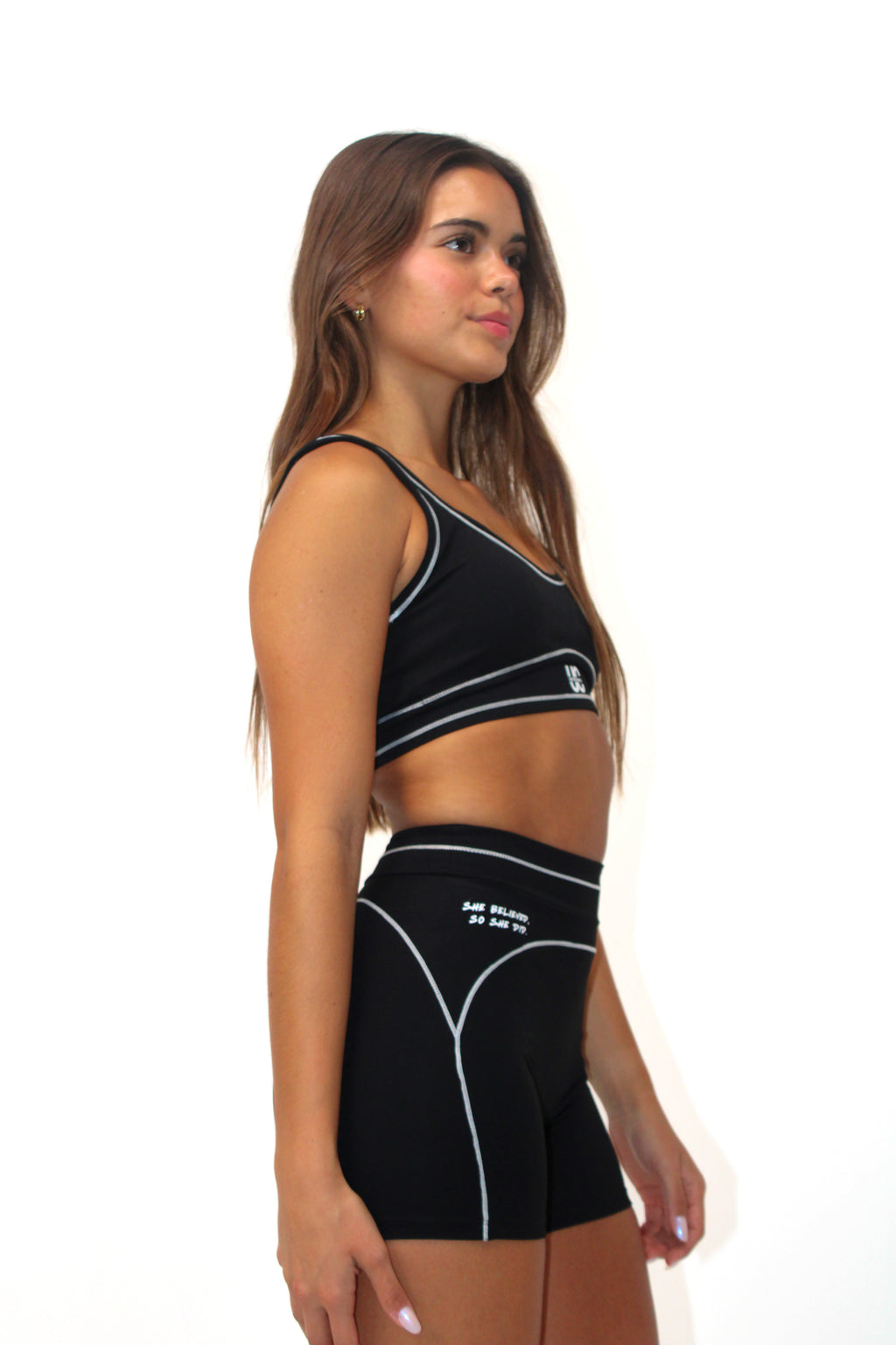 She Believed bra: Black