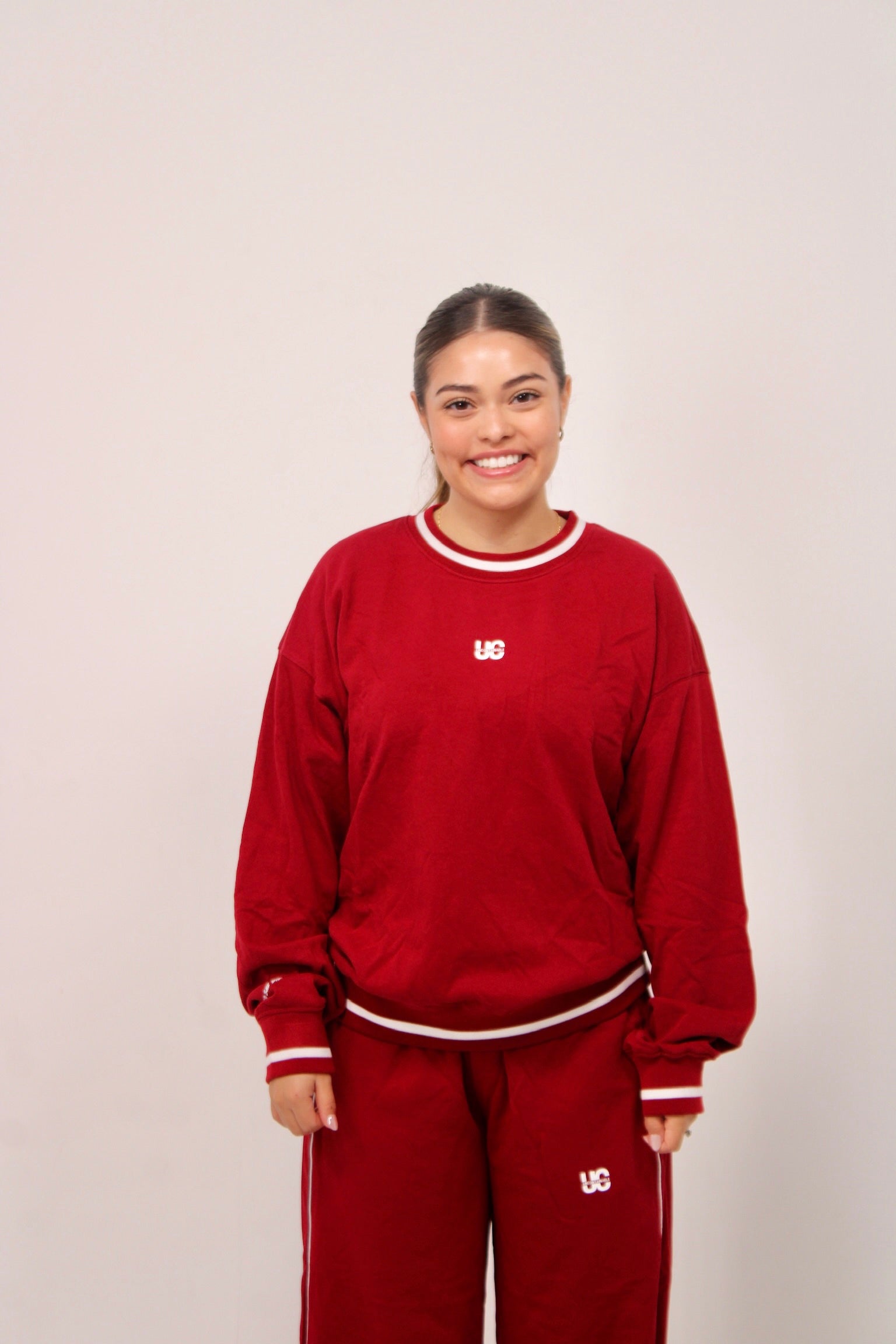 She Believed Pullover: Red
