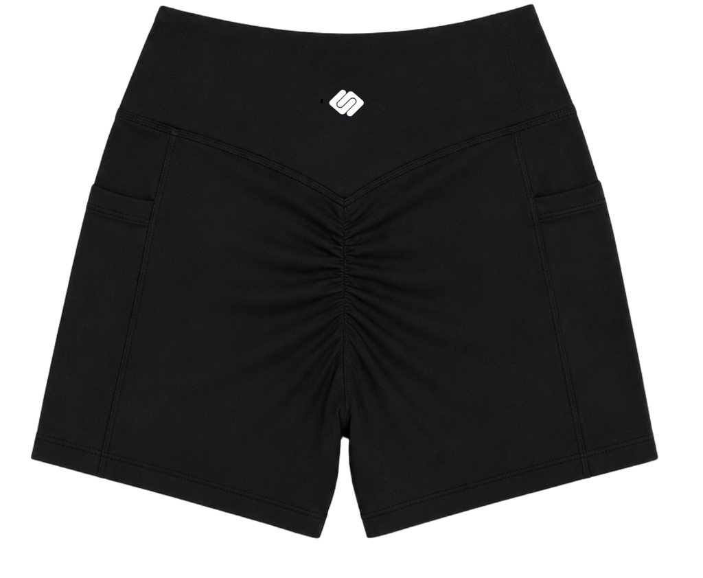 FORM V Cut SHORTS — Black