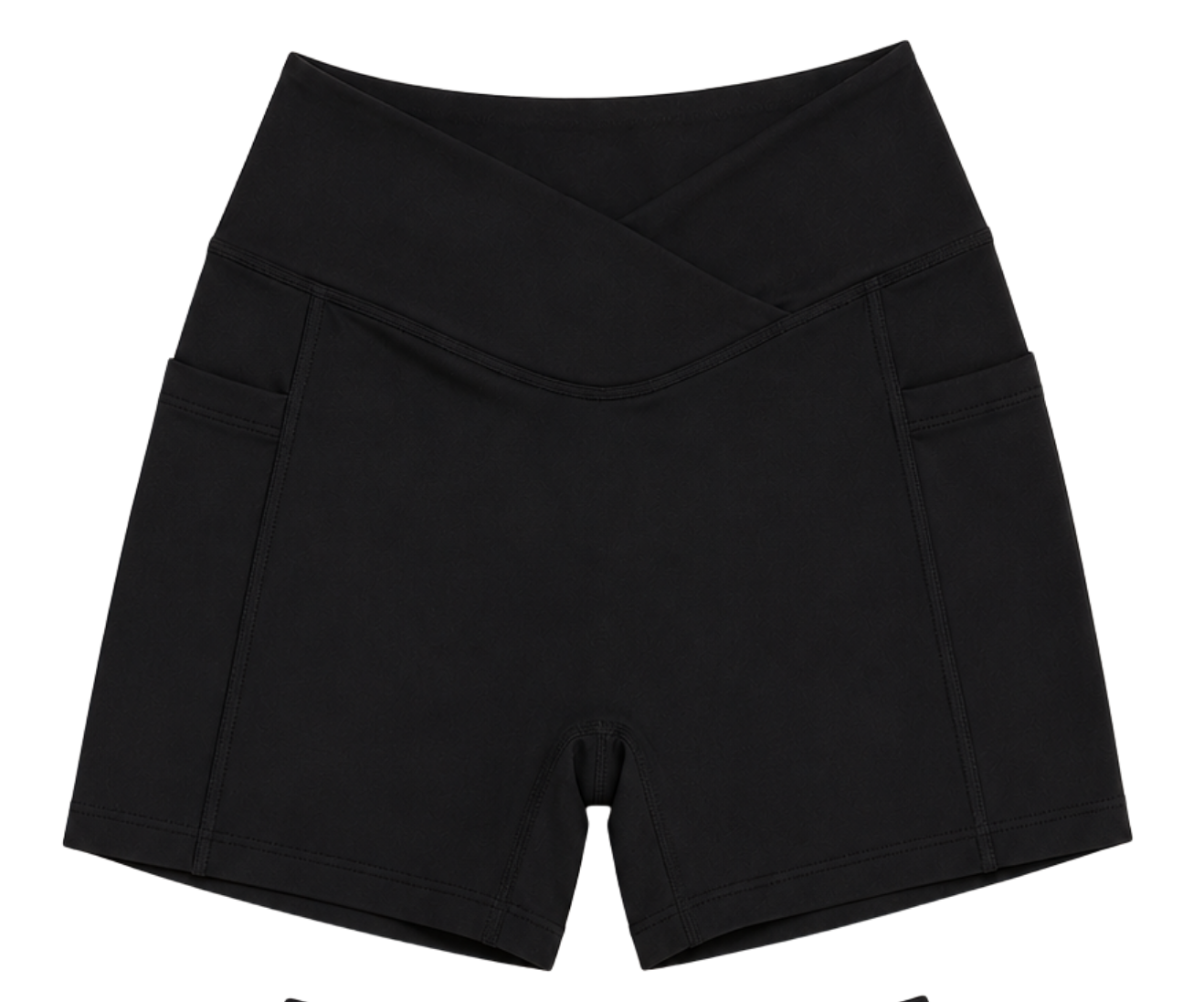 FORM V Cut SHORTS — Black