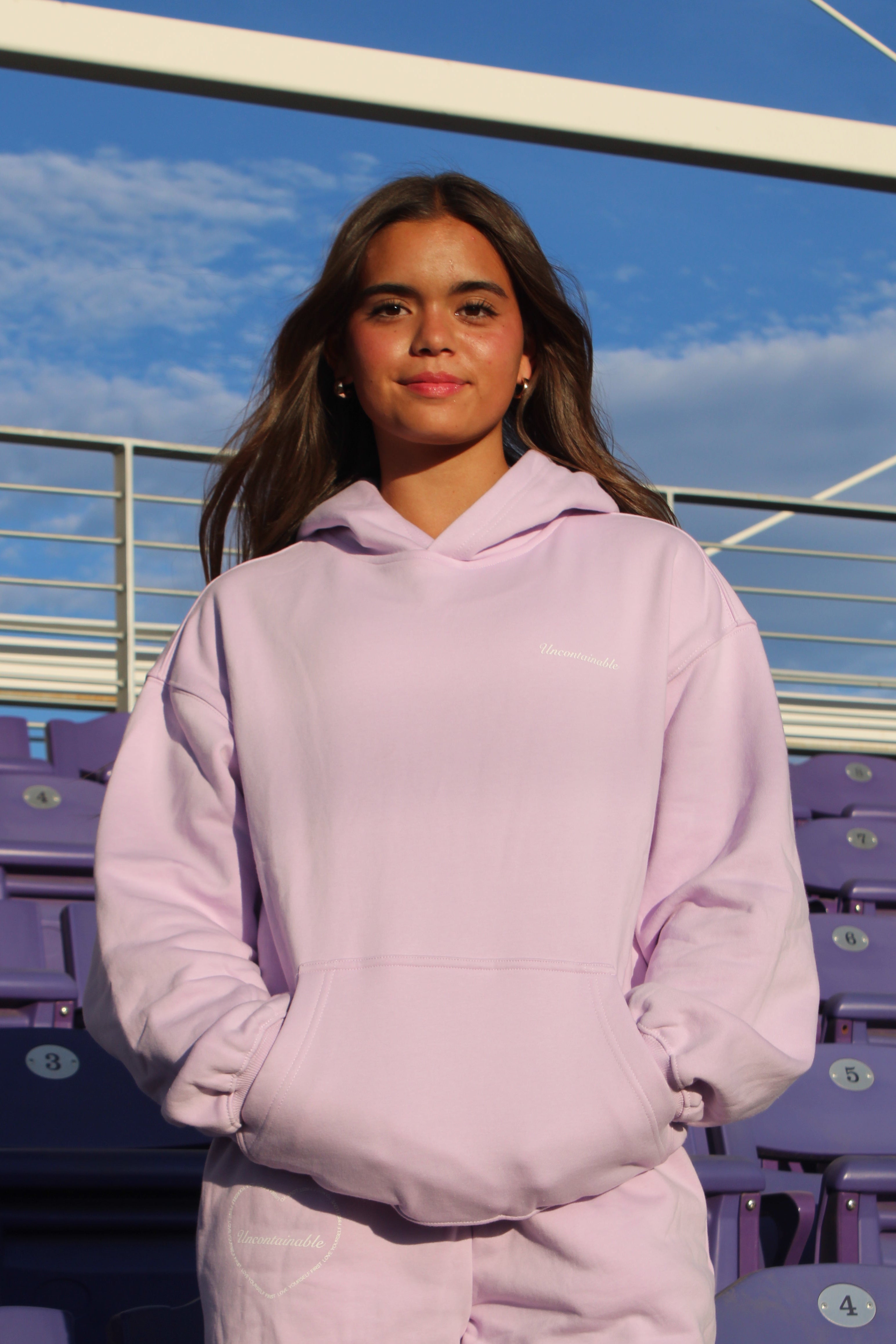 Love Yourself First: Lavender Hoodie