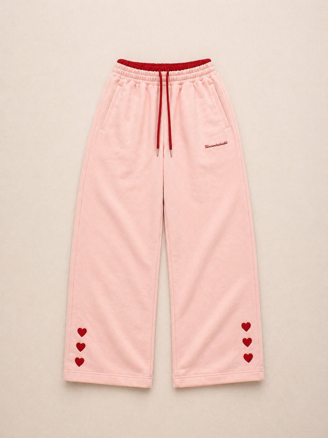 Acts of Self Love Sweatpants - Blush & Cherry