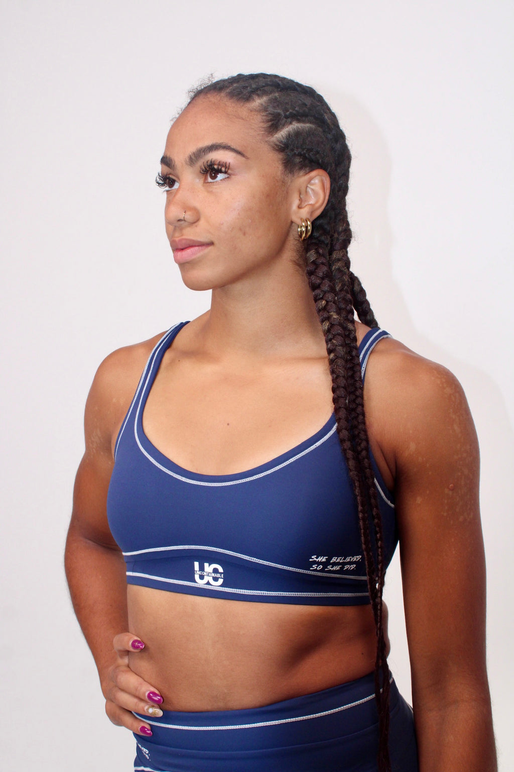 She Believed bra: Navy Blue