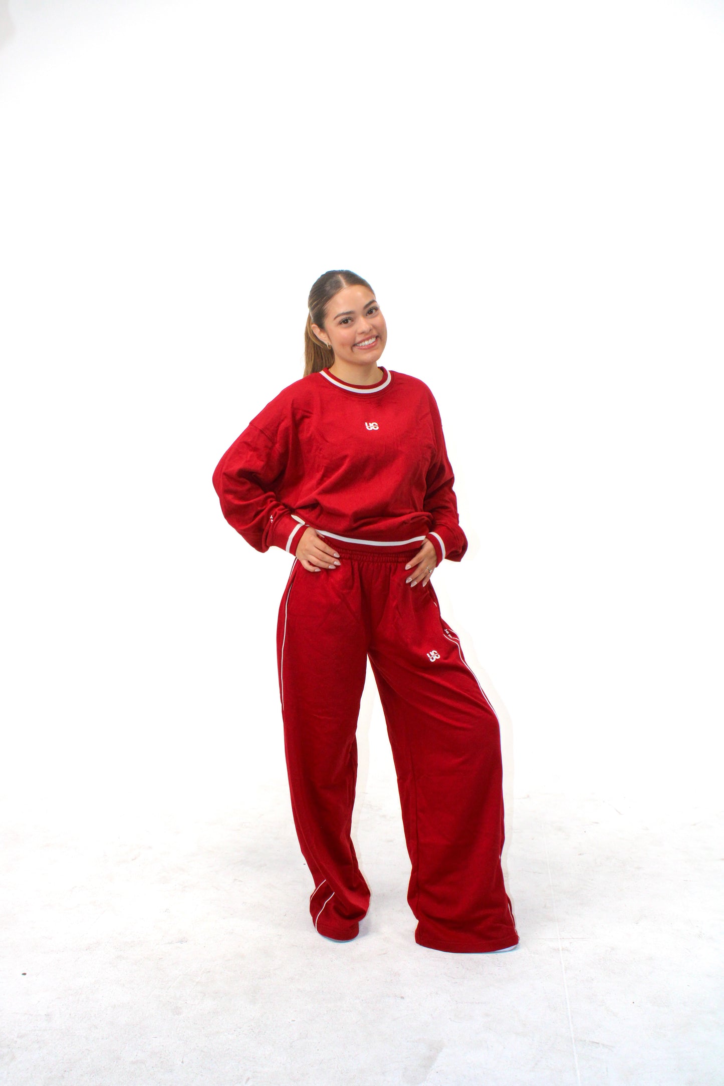 She Believed Pullover: Red