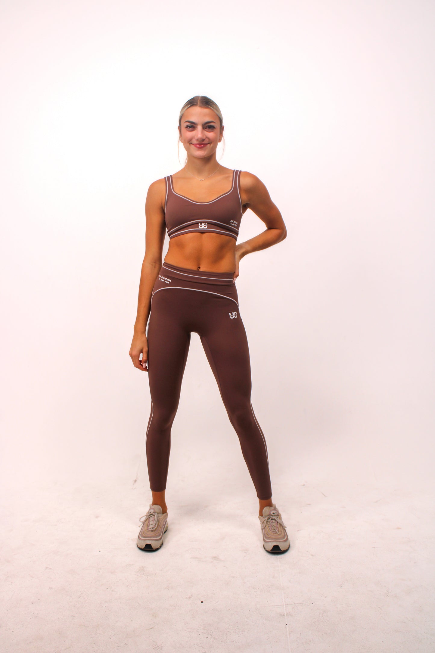 She Believed Leggings: Brown