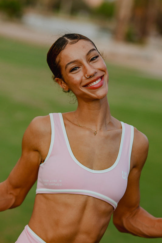 Define Bra Baby Pink: Power lives in her softness