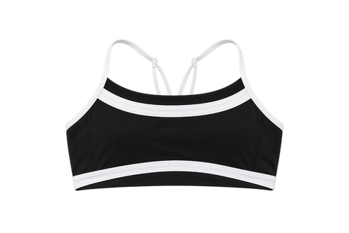 Xtra Mile Bra in Panther Black, women's running sports bra by Uncontainable
