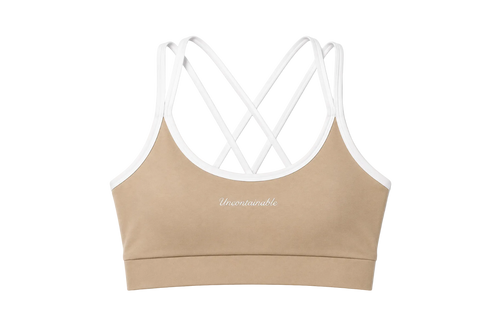 Sculpt Push-Up Bra in Tan, women's Pilates sports bra by Uncontainable