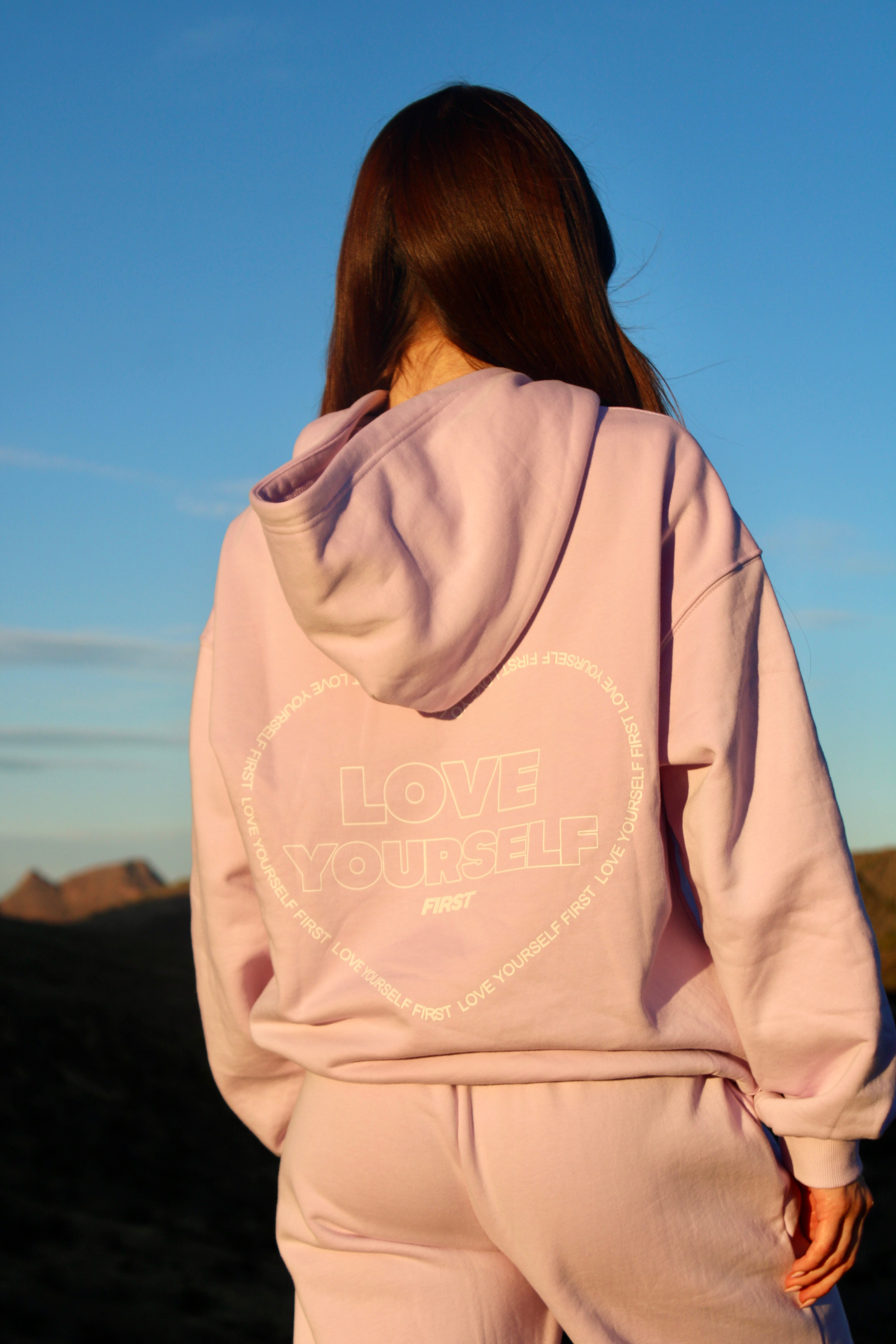Love Yourself First: Lavender Hoodie
