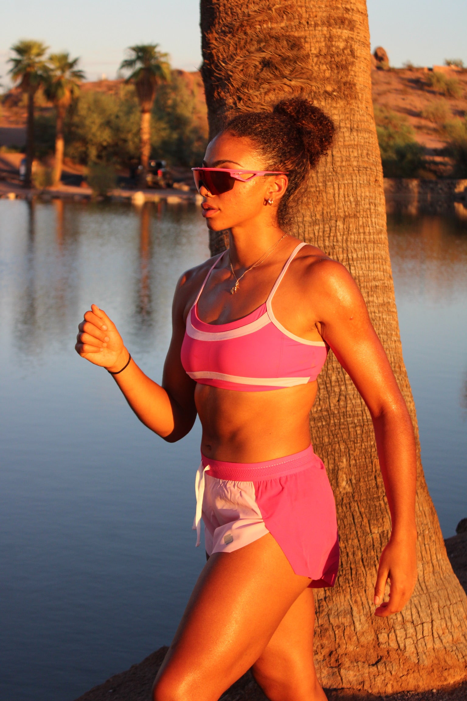 XTRA-MILE HOT PINK SHORTS