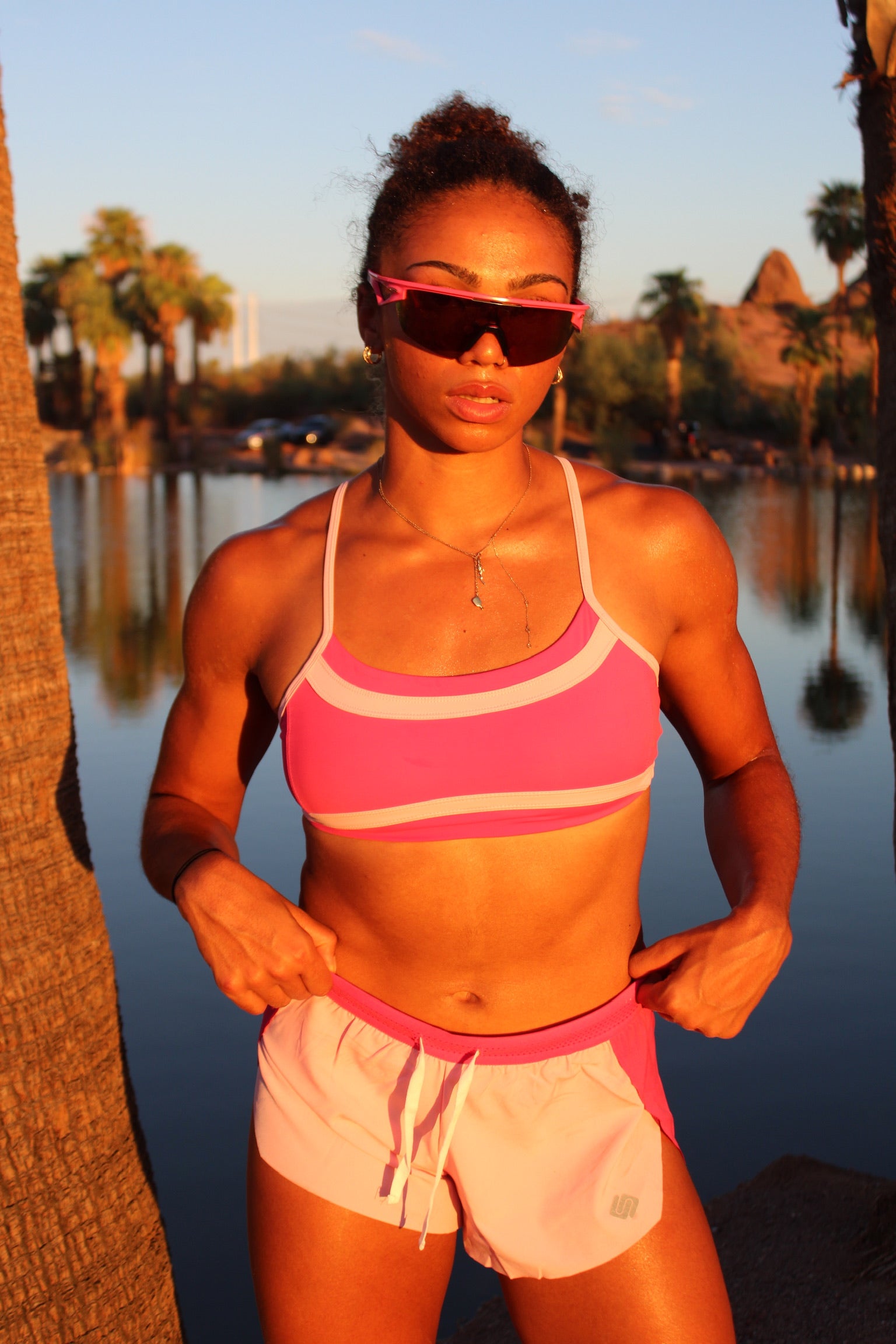 XTRA-MILE HOT PINK SHORTS