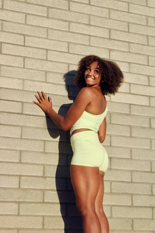 SUN Yellow Short — I AM FEARLESS