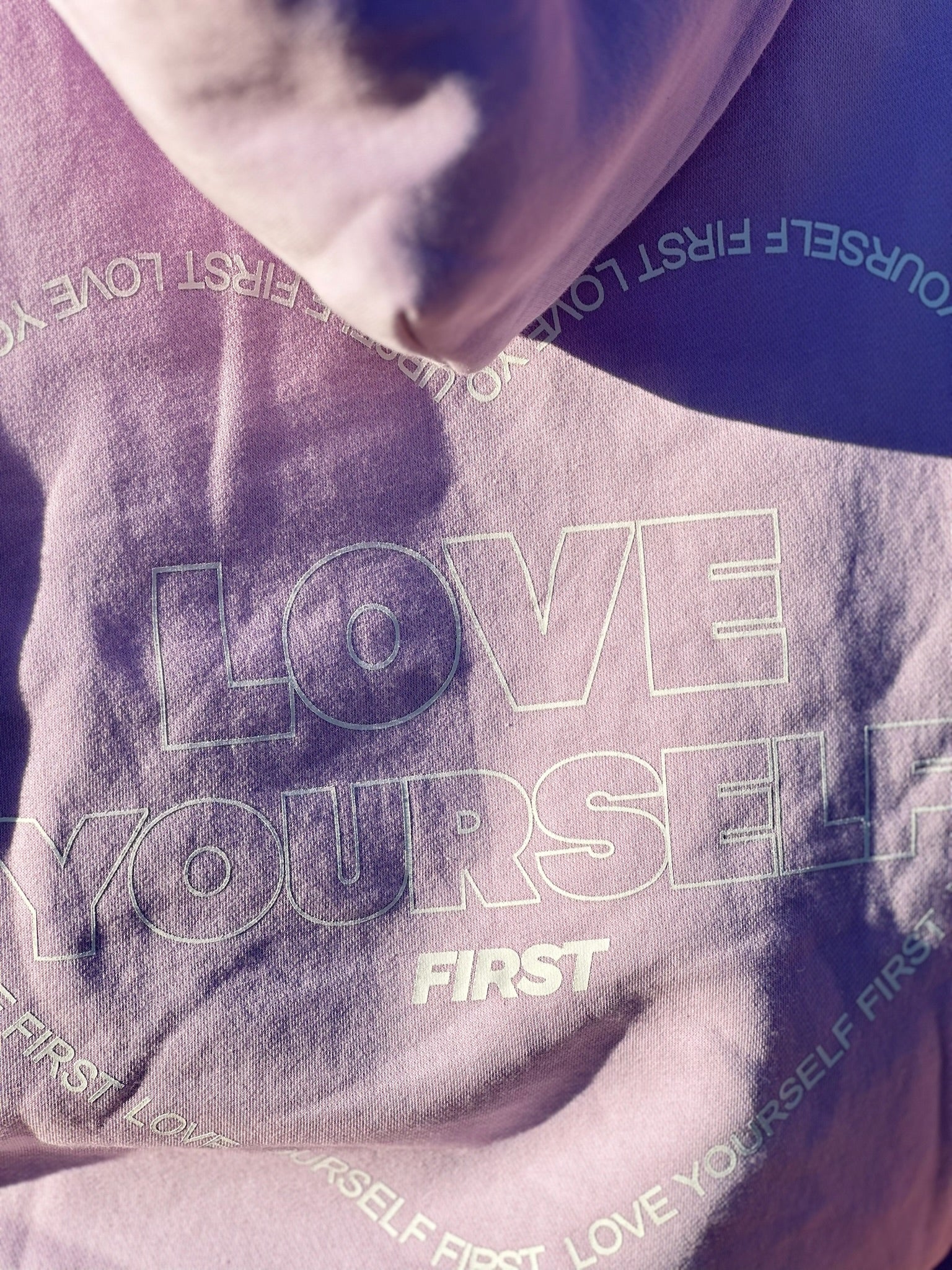 Love Yourself First: Lavender Hoodie