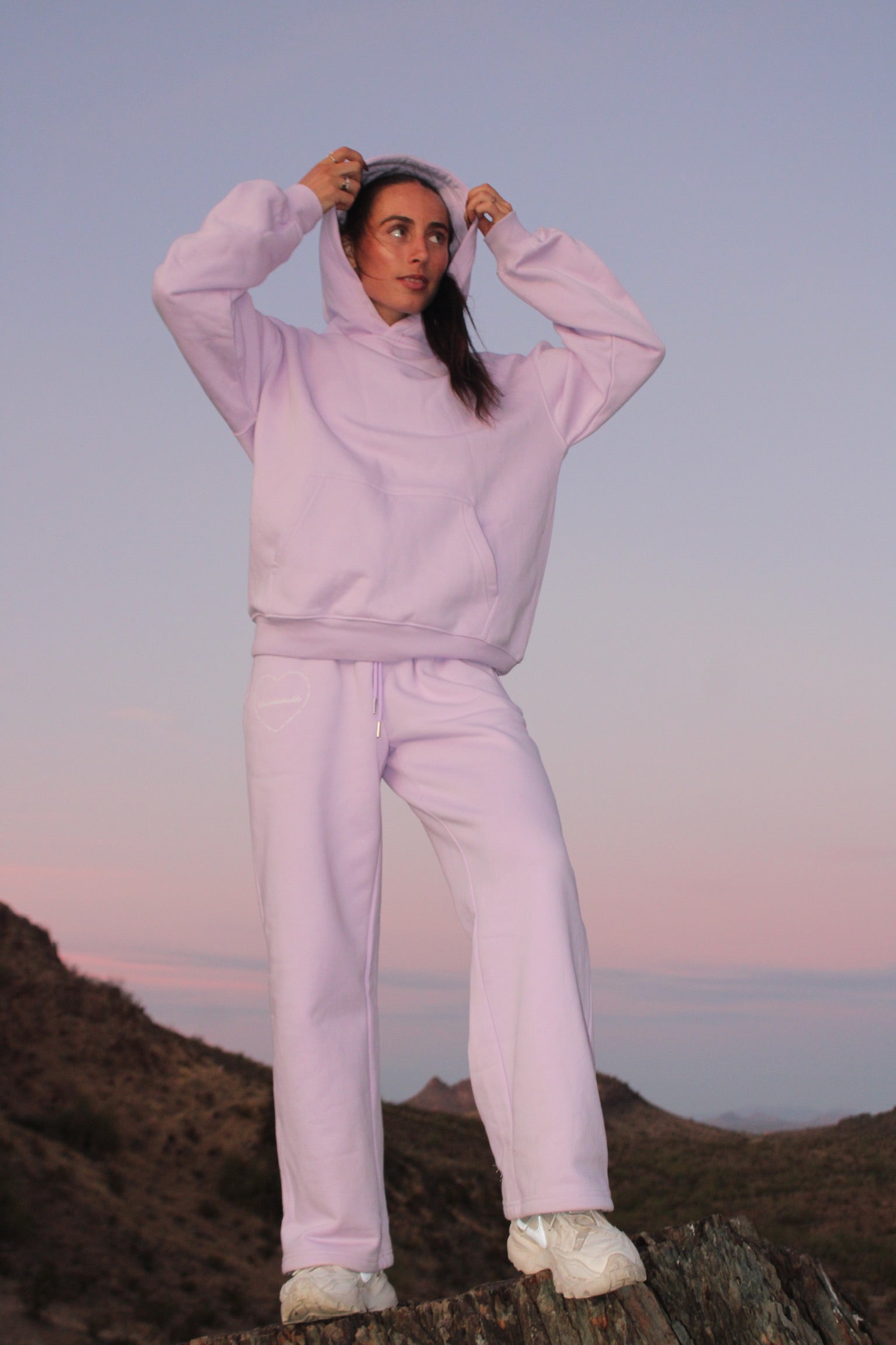 Love Yourself First: Lavender Hoodie