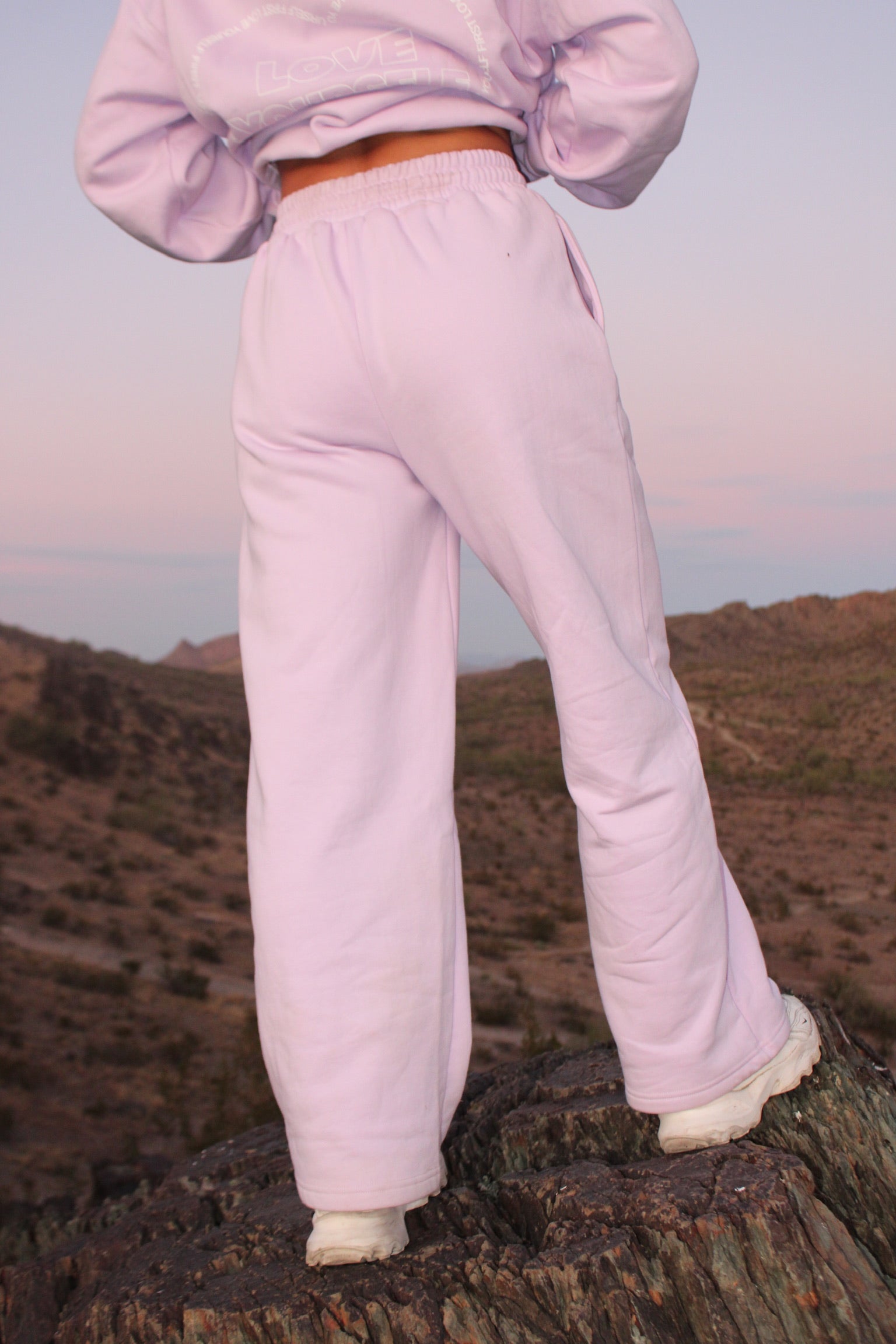 Love Yourself First: Lavender Sweatpants