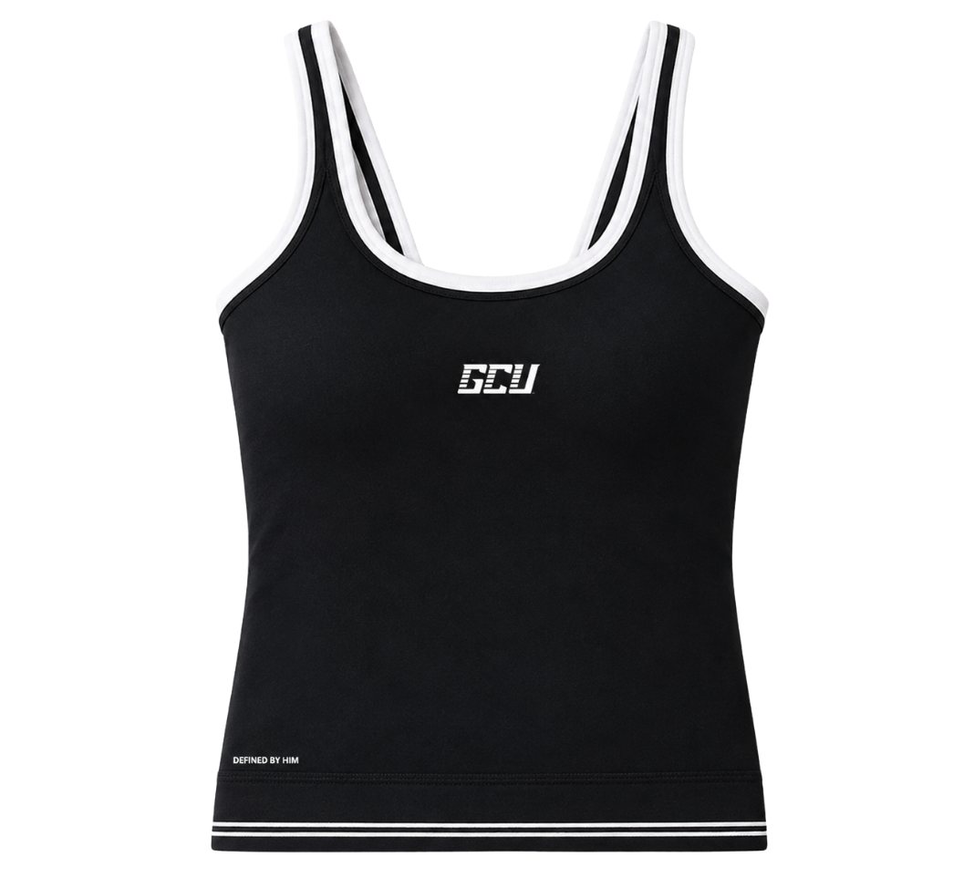 GCU Contrast Tank — Black | Preorder