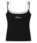 Lopes Layered Tank — Black | Preorder