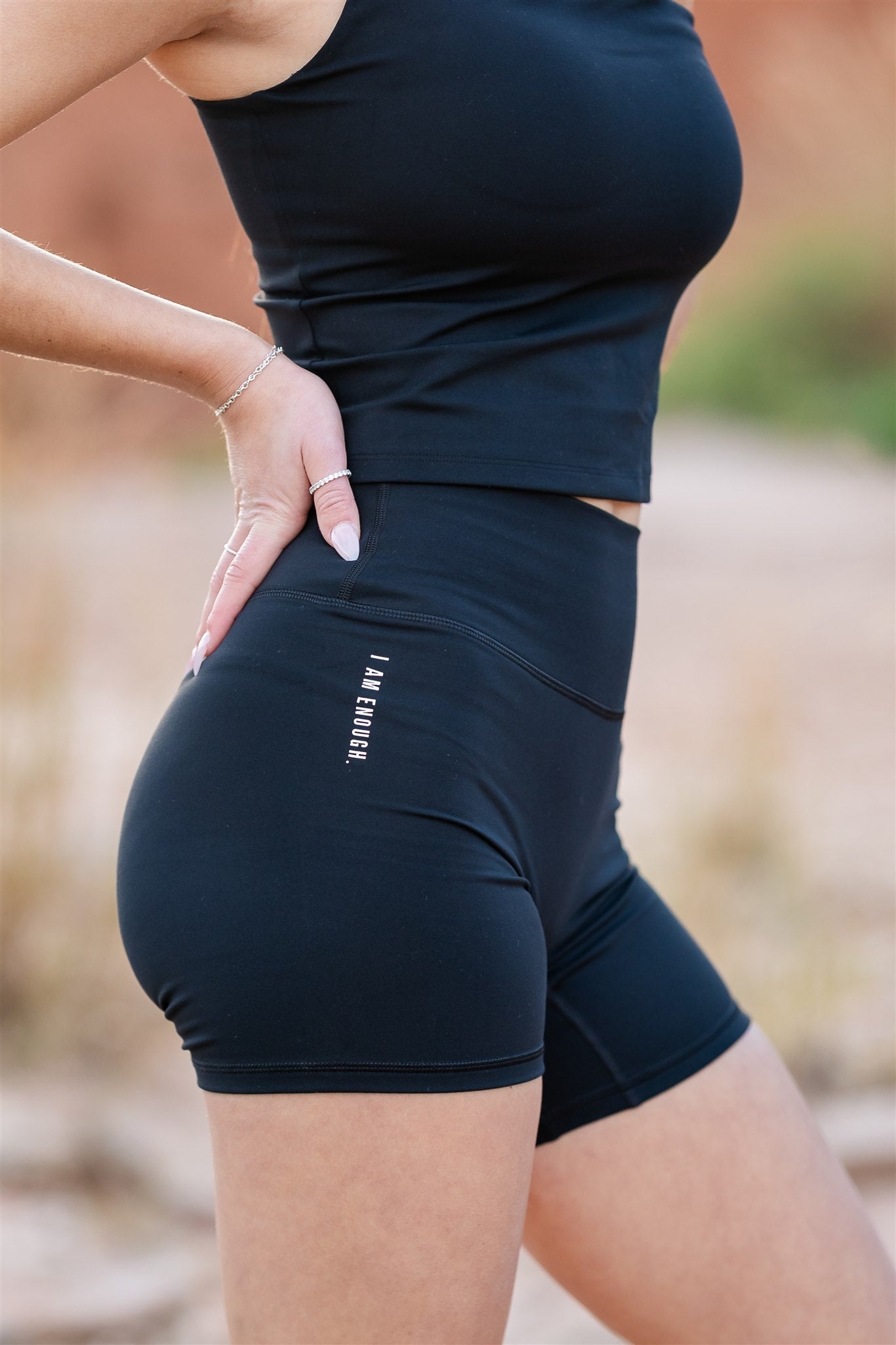 Black Short — I AM ENOUGH - UncontainableUSA