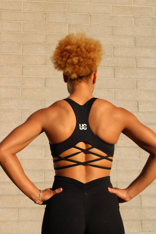 Black Slashed Bra - UncontainableUSA