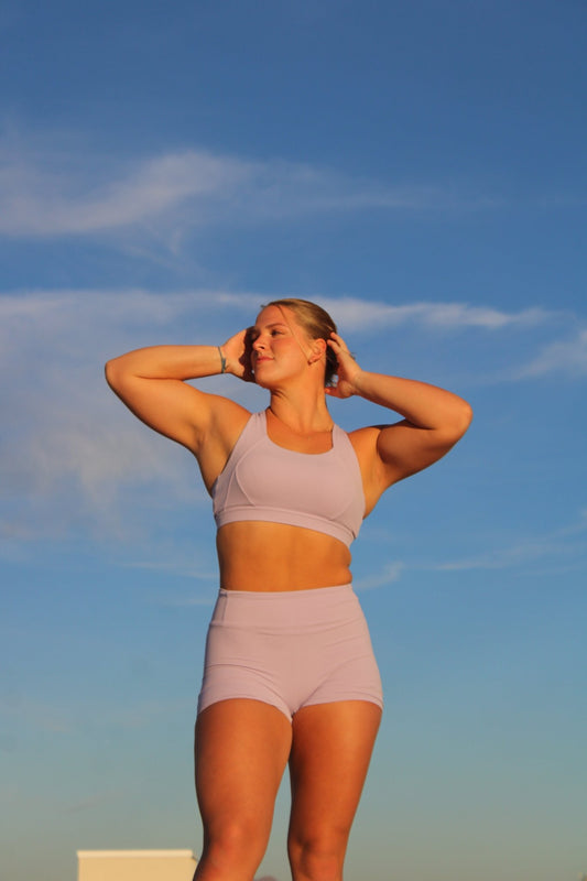 Lighter Than Lavender Shorts - UncontainableUSA