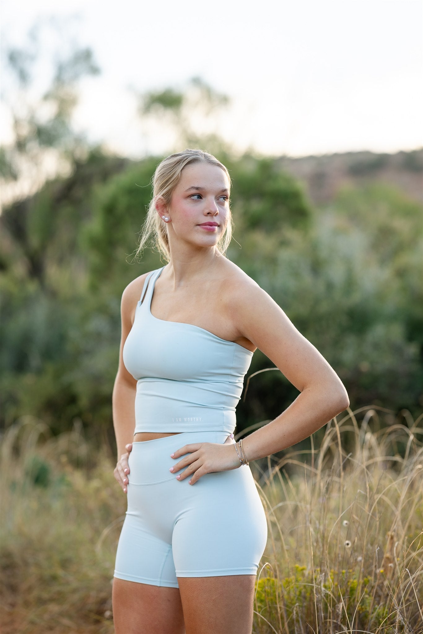 Light Blue BRA — I AM WORTHY