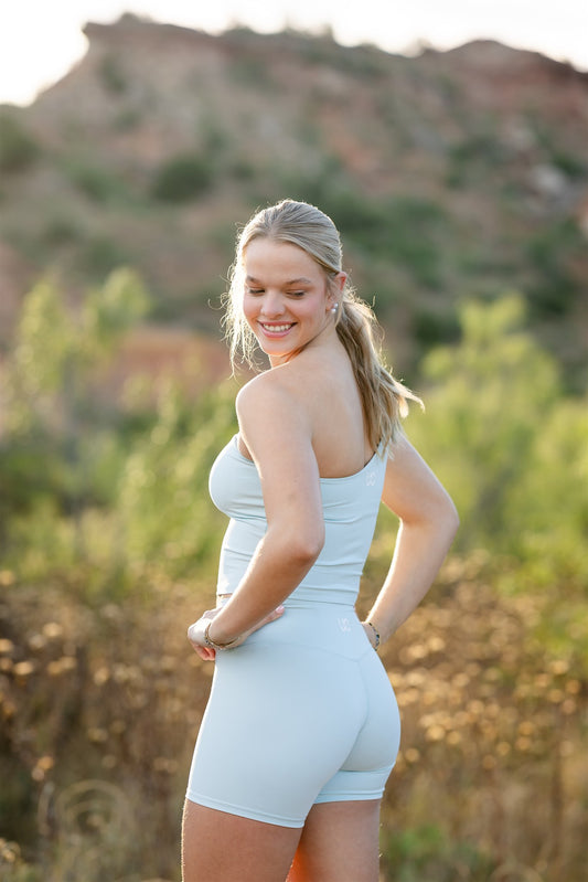 Light Blue Short — I AM WORTHY