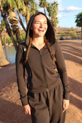 Zipped Sweat Jacket - Ash - UncontainableUSA