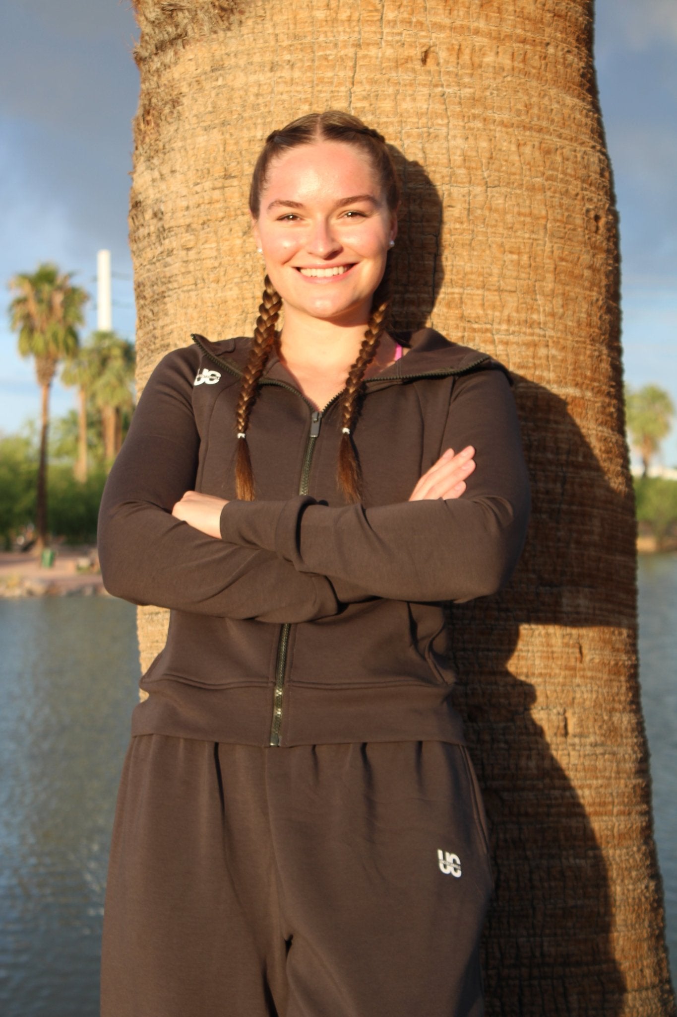 Zipped Sweat Jacket - Ash - UncontainableUSA