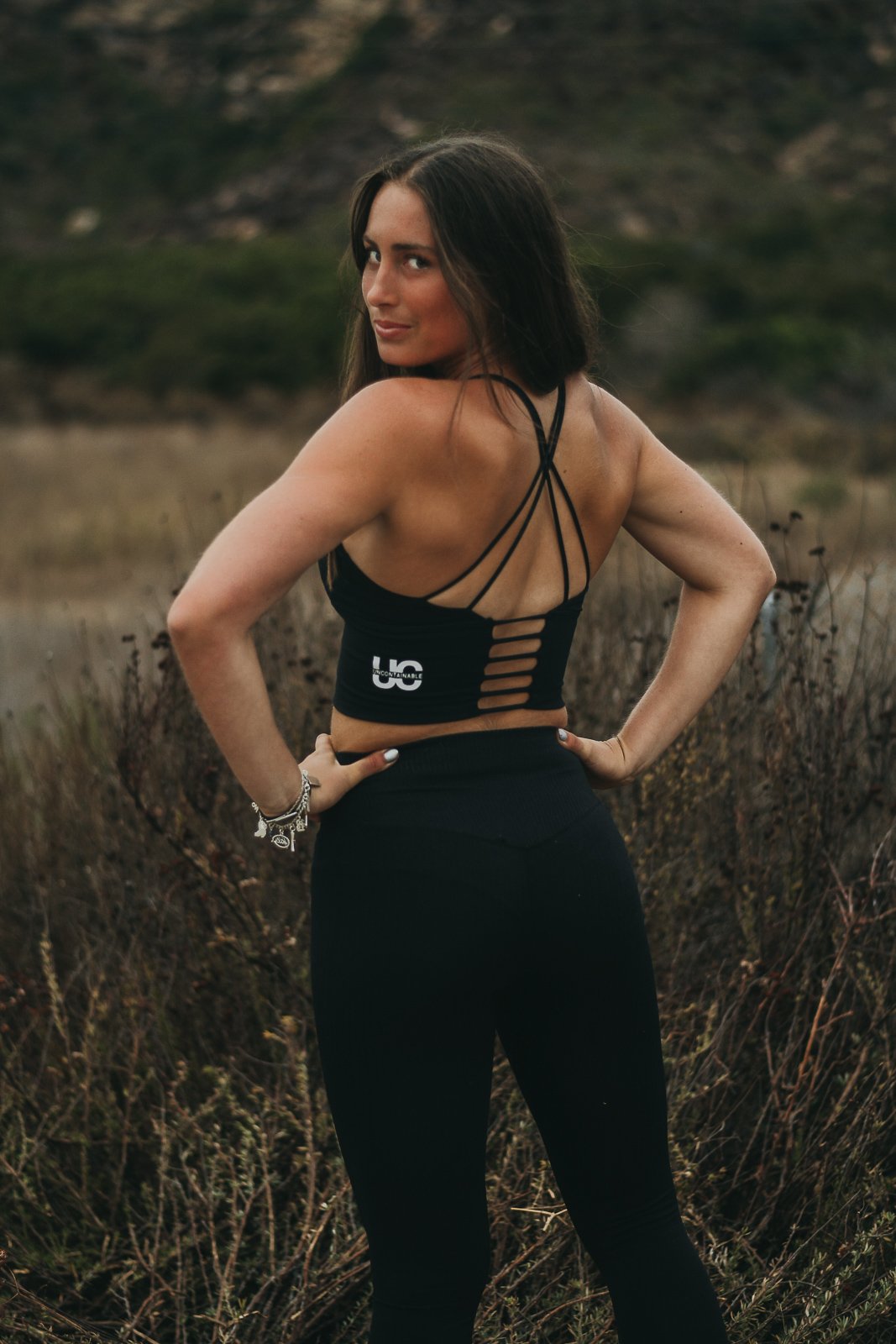 Takin It Back Sports Bra-Black