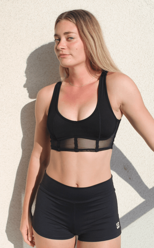 Meshed up bra - black - UncontainableUSA
